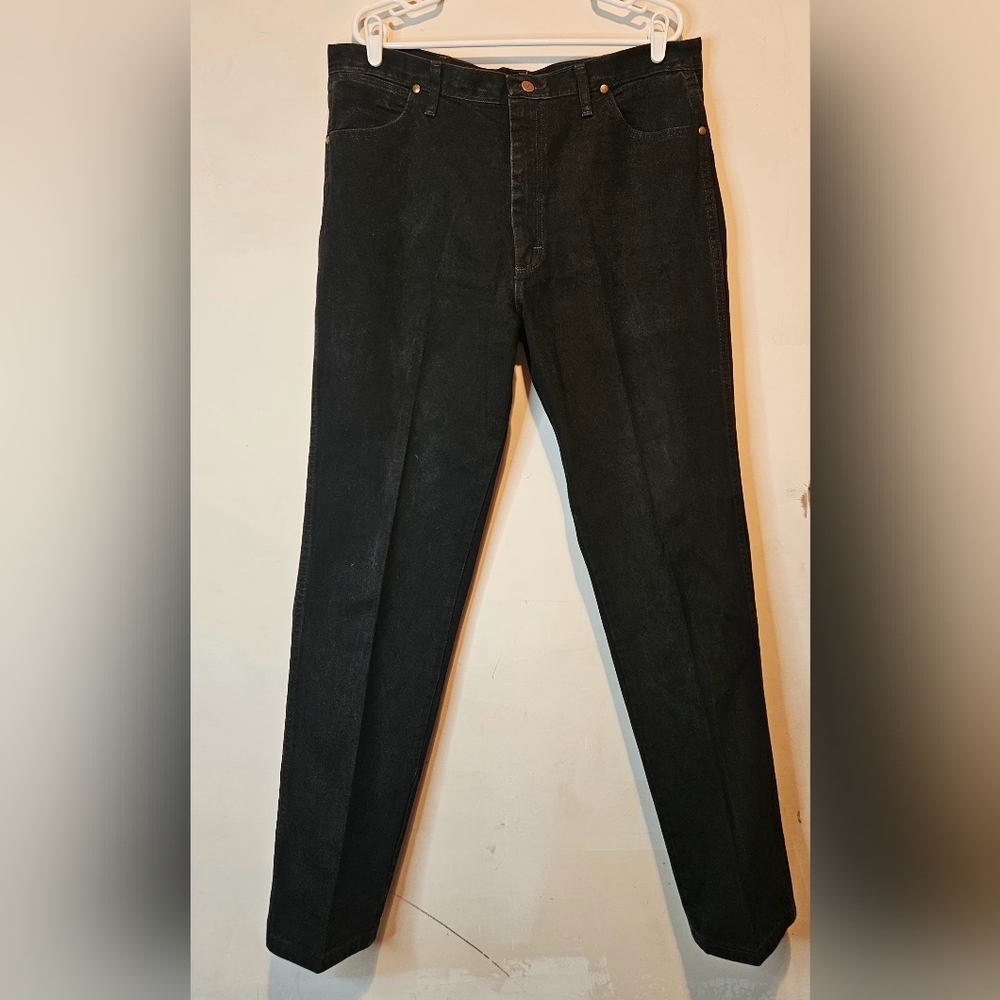 💙wrangler Cowboy‎ Boot Cut Fit jeans men 38× 34🩵💚